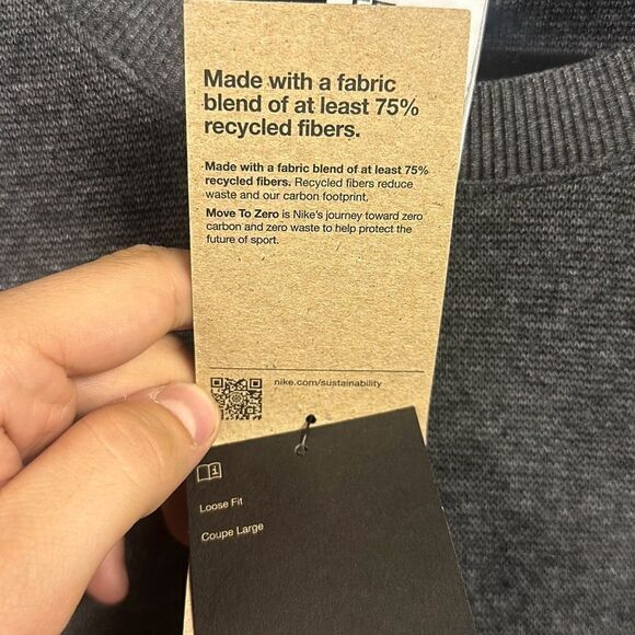 Nike Mens Grey Sportswear Tech Pack Engineered Knit Short-Sleeve Sweater 3XL NWT - Picture 7 of 11